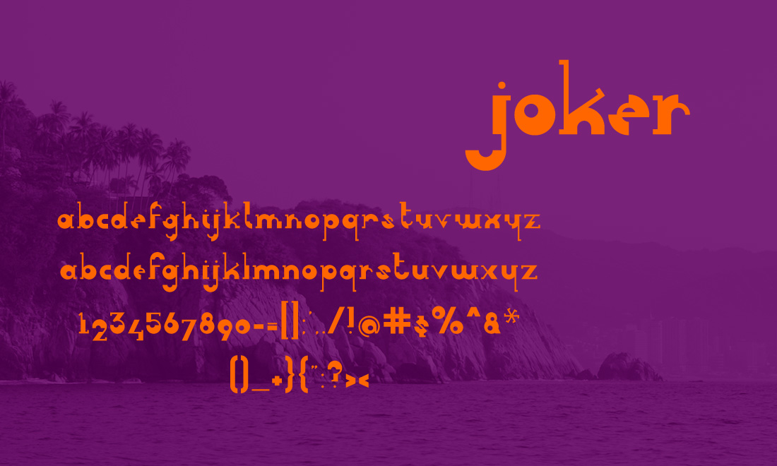 Joker™ - Branded Typography Font Design