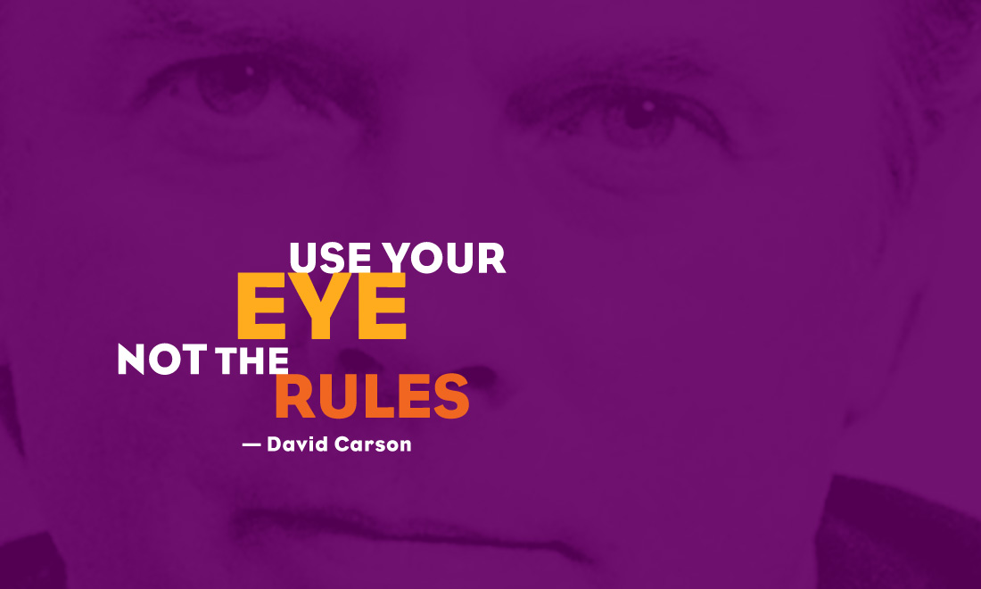 Inspire Your World - David Carson