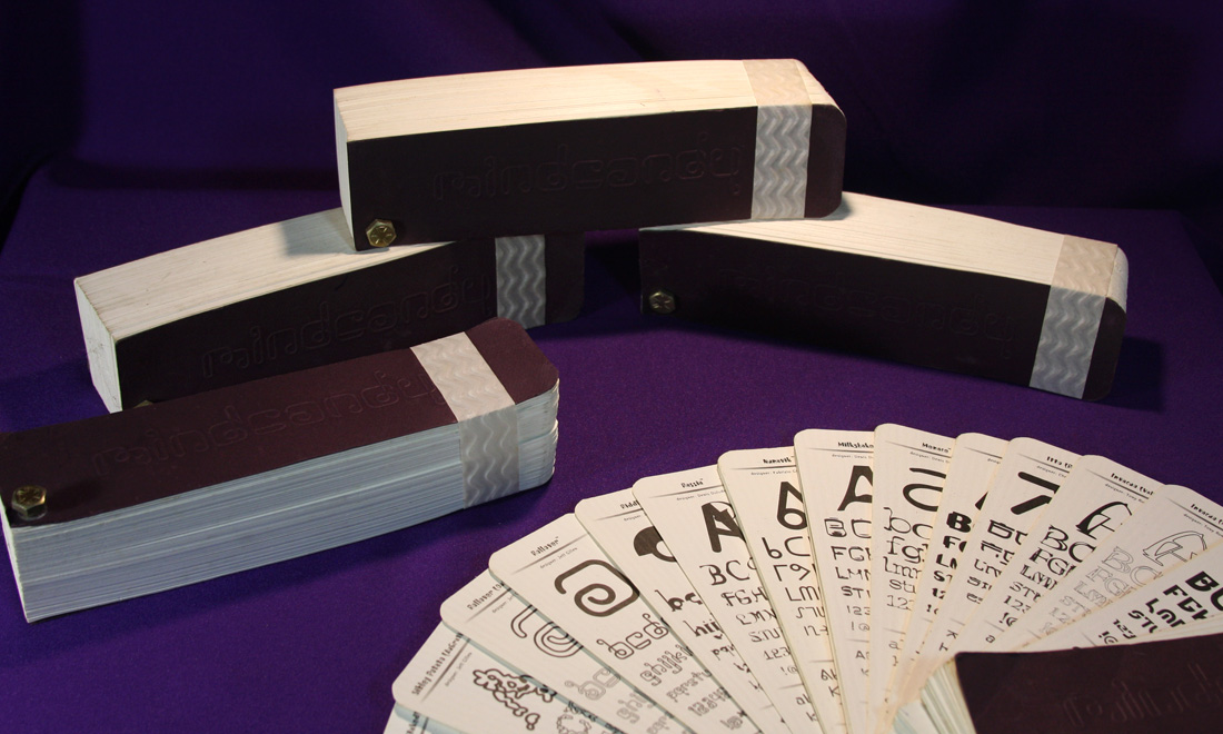 Mindcandy Typography Swatchbook - branded print design